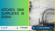 Kitchen Sink Suppliers in Dubai