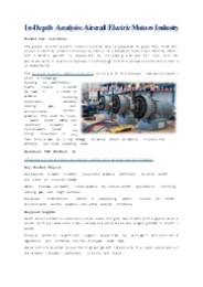 In-Depth Analysis: Aircraft Electric Motors Industry