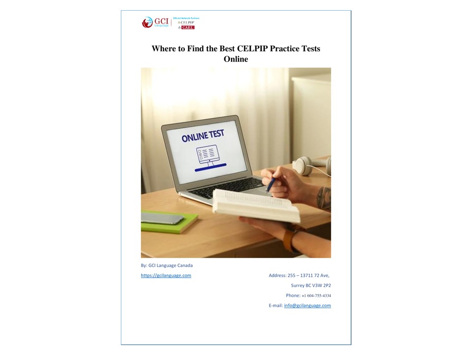 Where to Find the Best CELPIP Practice Tests Online