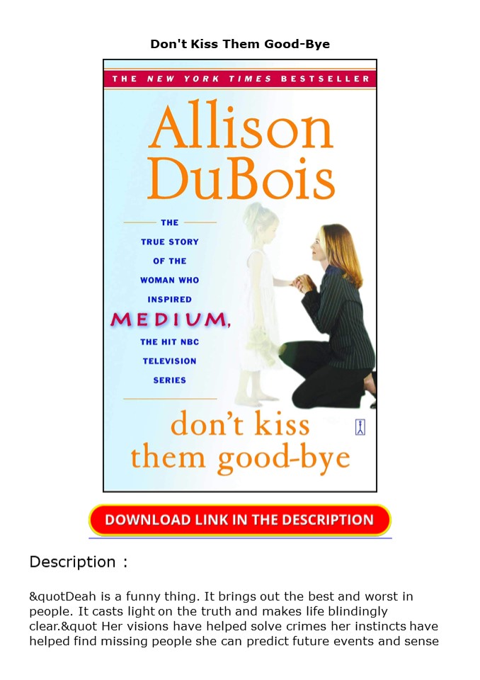 Download Don't Kiss Them Good-Bye