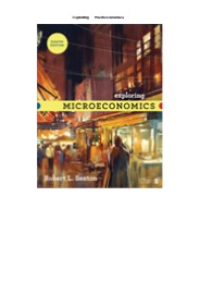 PDF Exploring Microeconomics