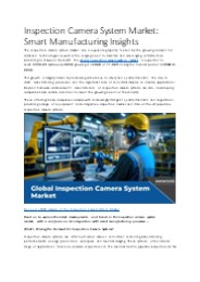 Inspection Camera System Market: Smart Manufacturing Insights