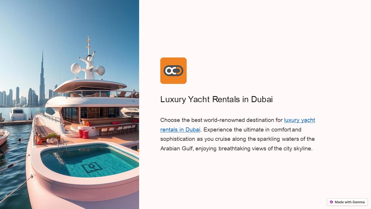 Elevate Your Dubai Getaway with Premium Luxury Yacht Rentals for a Unique and Luxurious Journey (1)