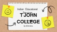 T John College Bangalore