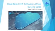 Cloud-Based EHR Software: A Step-by-Step Guide