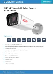 8MP VF Network IR Bullet Camera