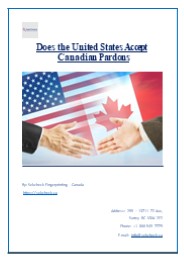 Does the United States Accept Canadian Pardons