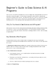 Beginner's Guide to Data Science & AI Programs (1)