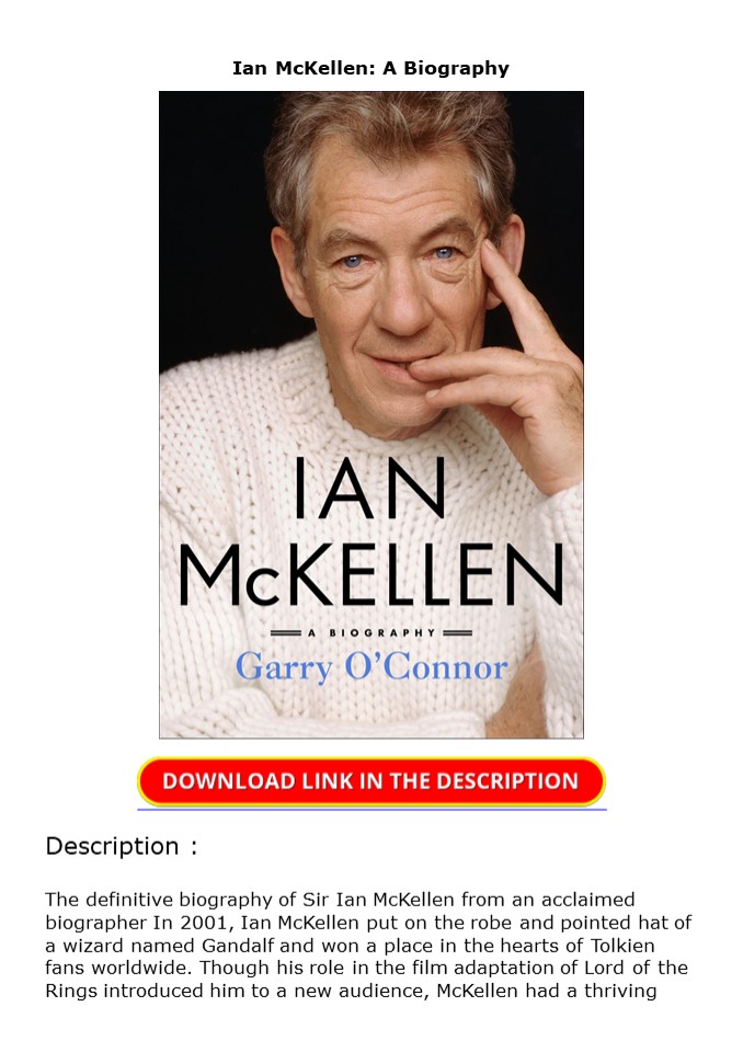 Download Ian McKellen: A Biography