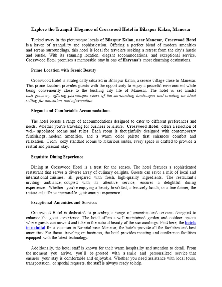 Hotels in Bilaspur Kalan Manesar