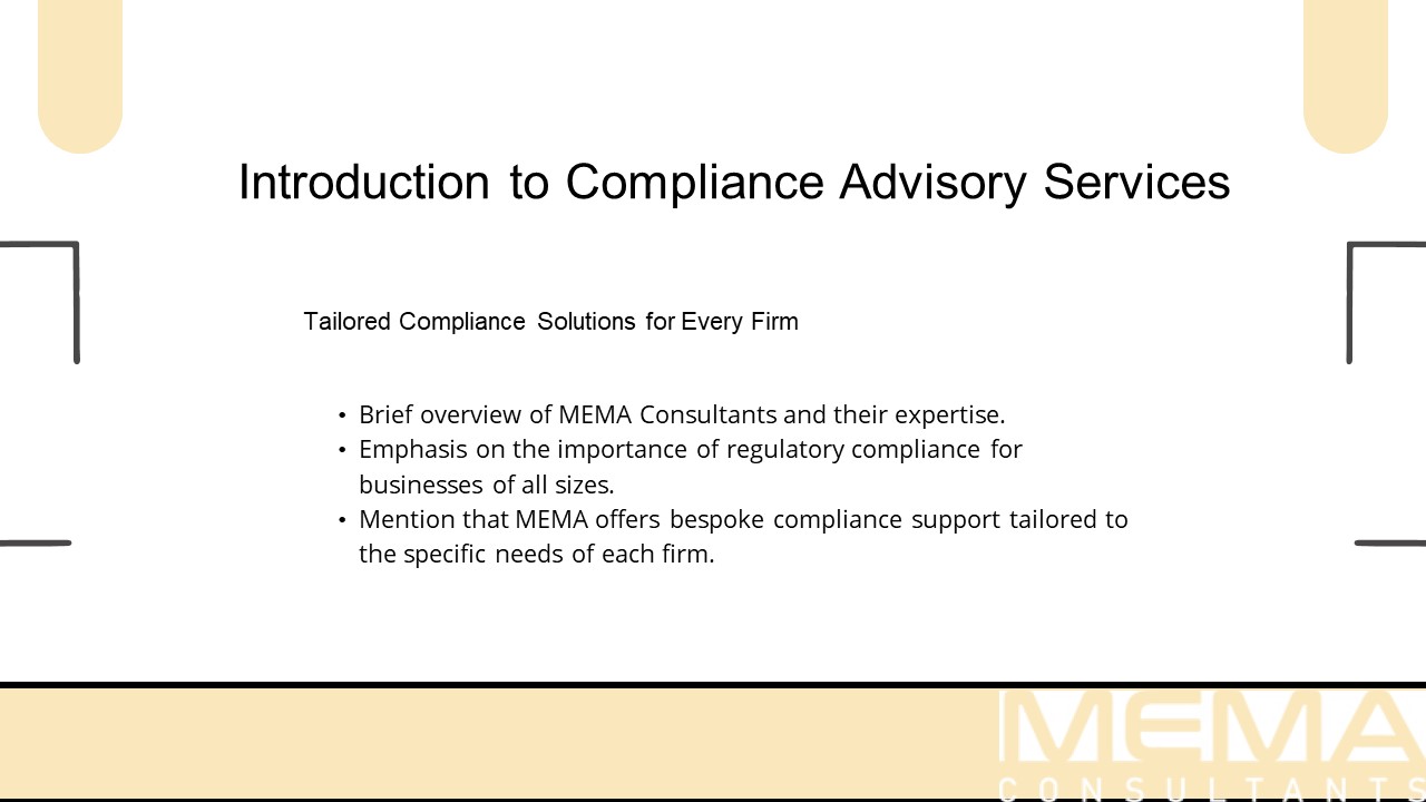 Comprehensive Compliance Advisory Services