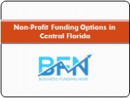 Non-Profit Funding Options in Central Florida