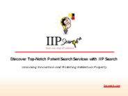 Discover Top-Notch Patent Search Services with IIP Search