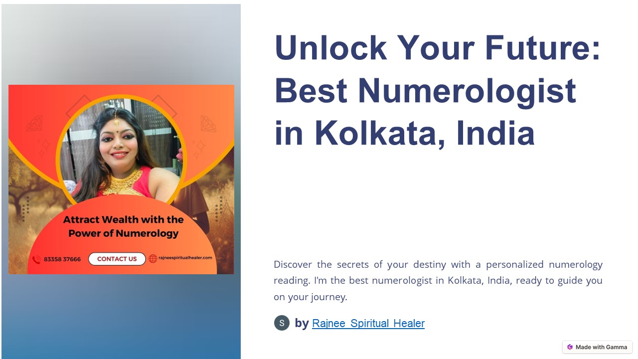 Unlock Your Future: Best Numerologist in Kolkata, India