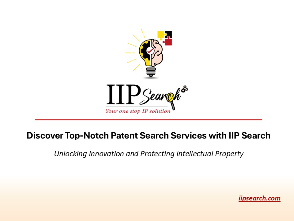 Discover Top-Notch Patent Search Services with IIP Search (1)