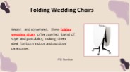 Folding Wedding Chairs