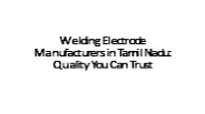 Welding Electrode Manufacturer