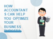How Accountants Can Help You Optimize Your Business Budget?