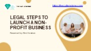 Legal Steps To Launch a Non-Profit Business