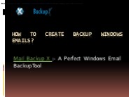 Create Windows Backup