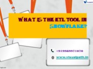 Snowflake Online Course Hyderabad  | Snowflake Training