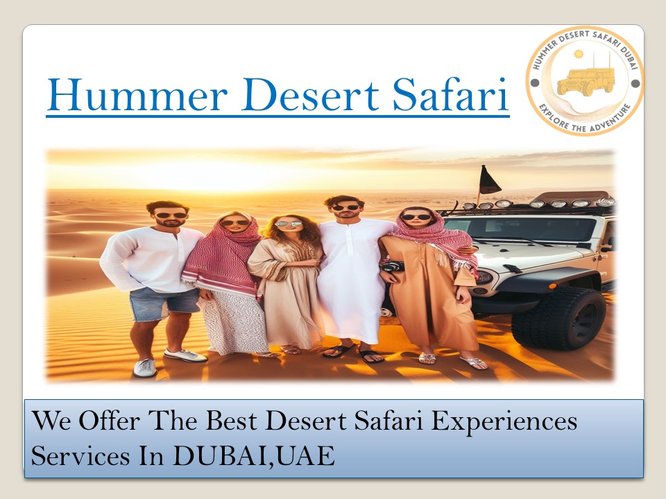 Hummer Desert Safari in Dubai