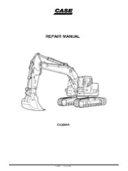 CASE CX225SR CRAWLER EXCAVATOR Service Repair Manual Instant Download