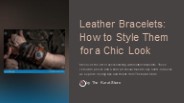 Leather Bracelet