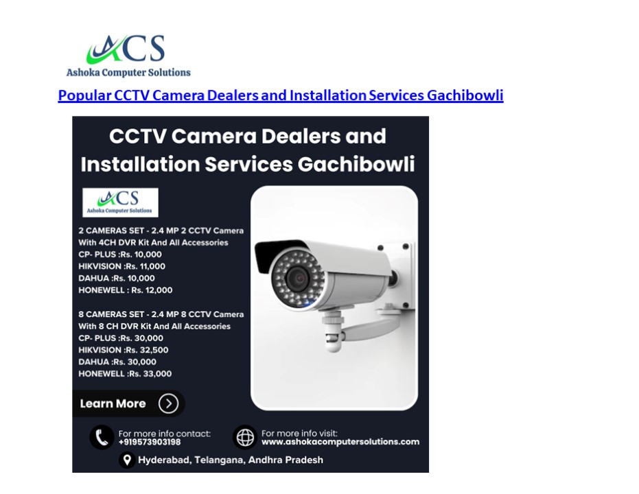 Get the Best Deal on Cctv Camera installation