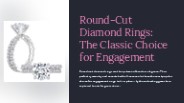 Round-cut Diamond Ring
