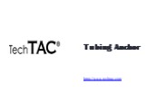 Tubing Anchor - www.techtac.com