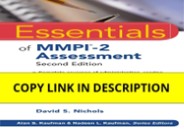 [PDF] READ Free Essentials of MMPI-2 Assessment