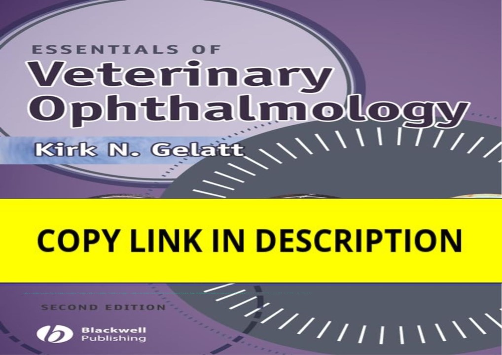 PDF Read Online Essentials of Veterinary Ophthalmology