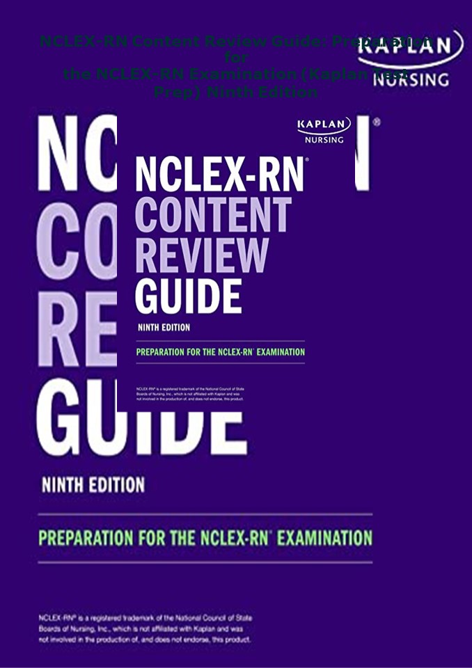 [PDF] ️Download ⚡️ NCLEX-RN Content Review Guide: Preparation for the ...