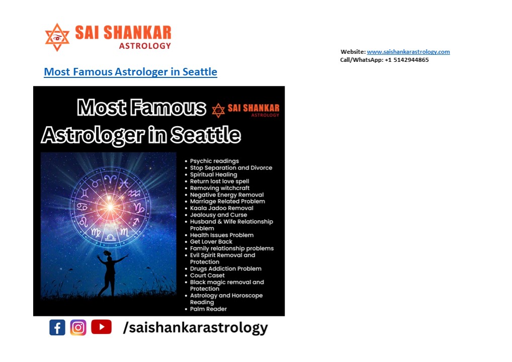 Most Famous Astrologer in Seattle