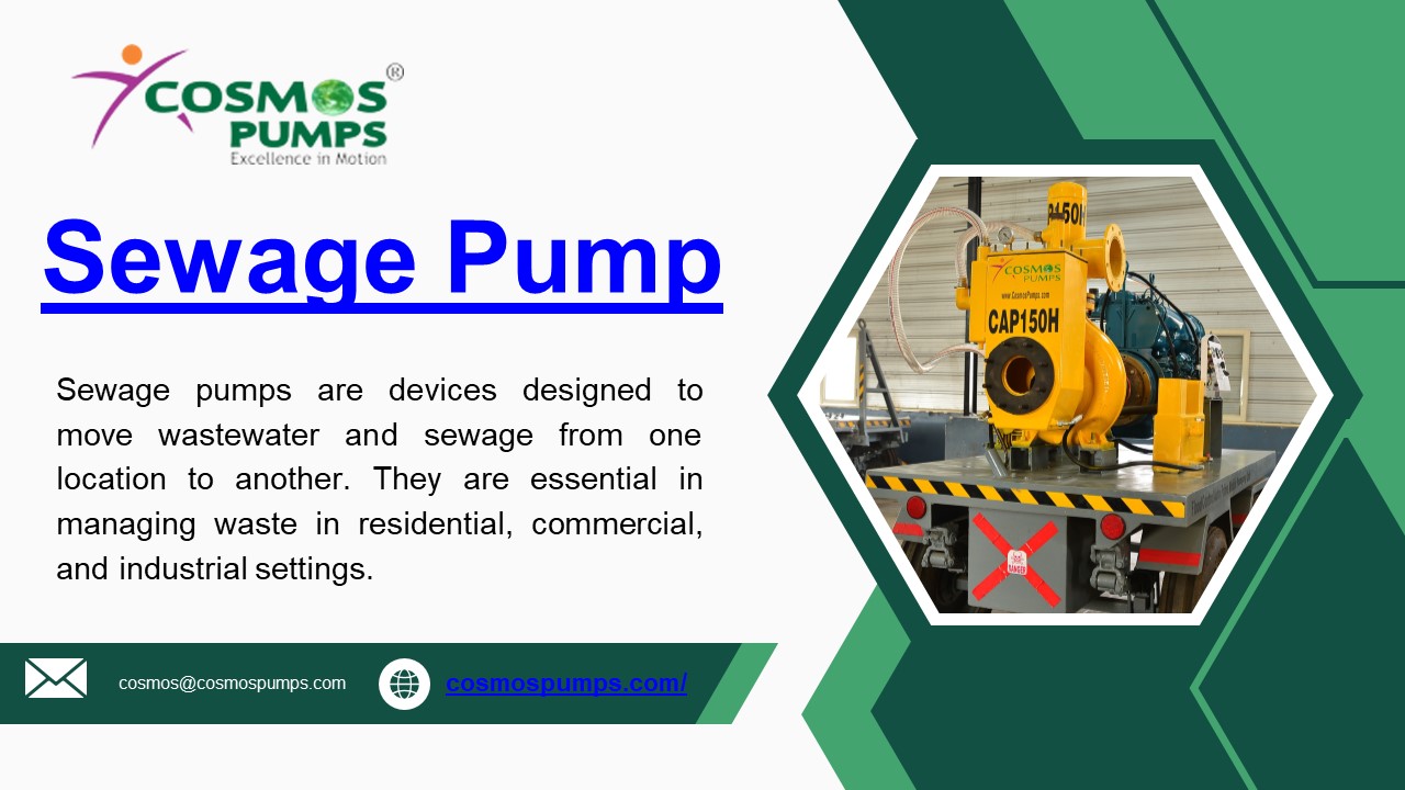 sewage pump