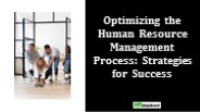 Human Resource Management Process
