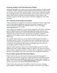 Enhancing Healthcare with Patient Experience Solutions