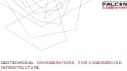 Geotechnical Considerations for Underground Infrastructure