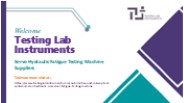 Servo Hydraulic Fatigue Testing Machine Suppliers