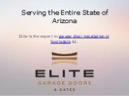 Garage Door Repair Or Replacement Service In Scottsdale