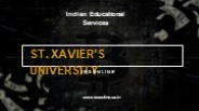 St. Xavier's University Kolkata