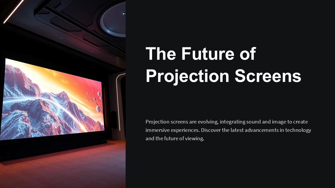 The Future of Projection Screens with Bright Room Projector