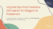 Freelance SEO Expert Consultant