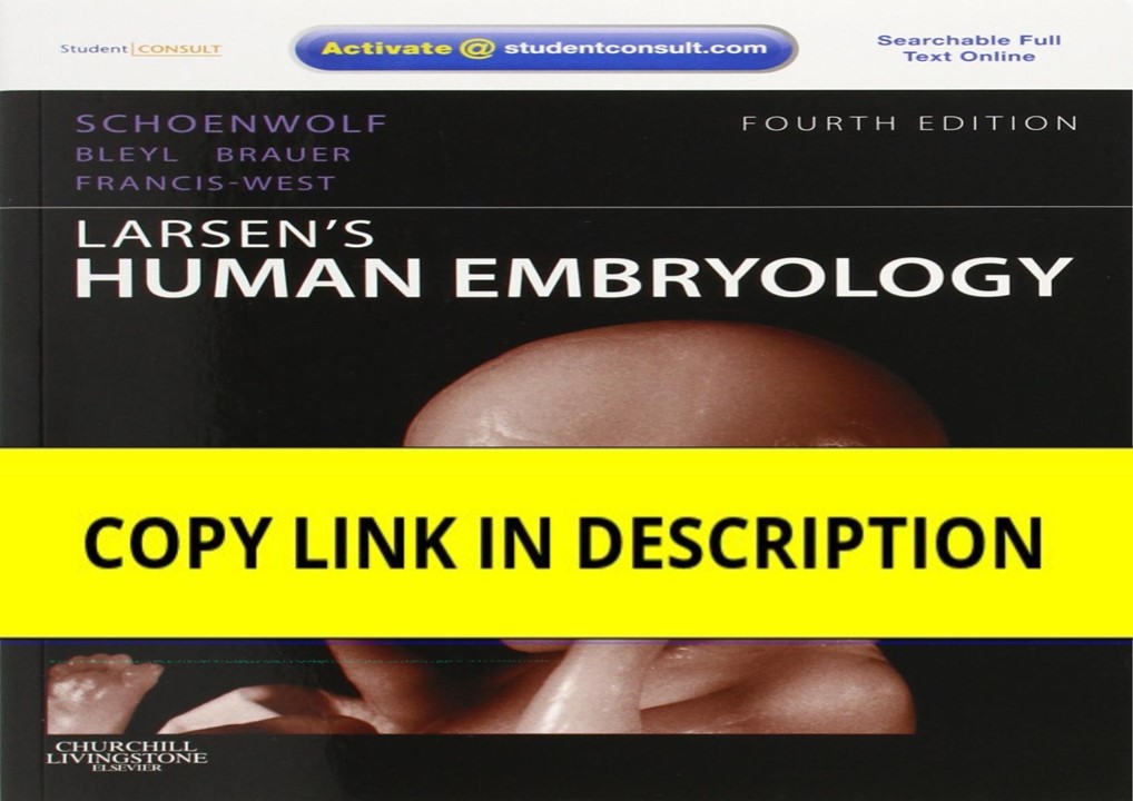 PDF Larsen's Human Embryology