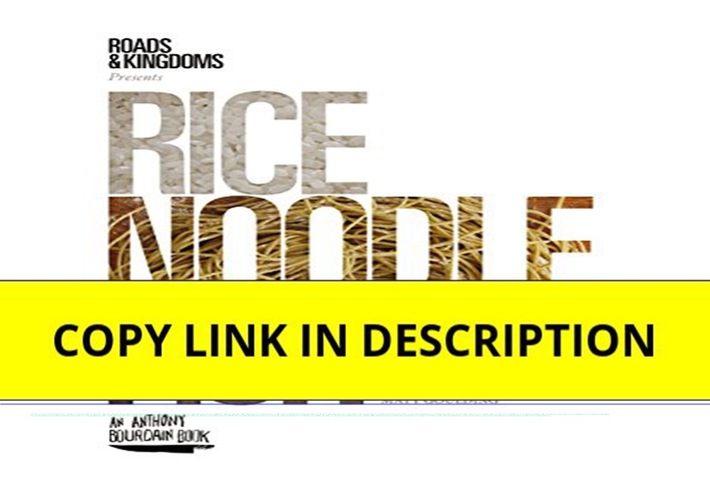 book❤read Rice, Noodle, Fish: Deep Travels Through Japan's Food Culture