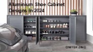 Aluminium Shoes Cabinet Designs in 2024