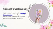 Pressed Flower Bouquet
