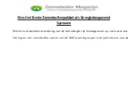 Kies Het Beste Zonneboilerpakket als Energiebesparend Systeem