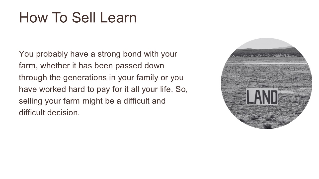 PPT How to Sell Farmland PowerPoint presentation free to download